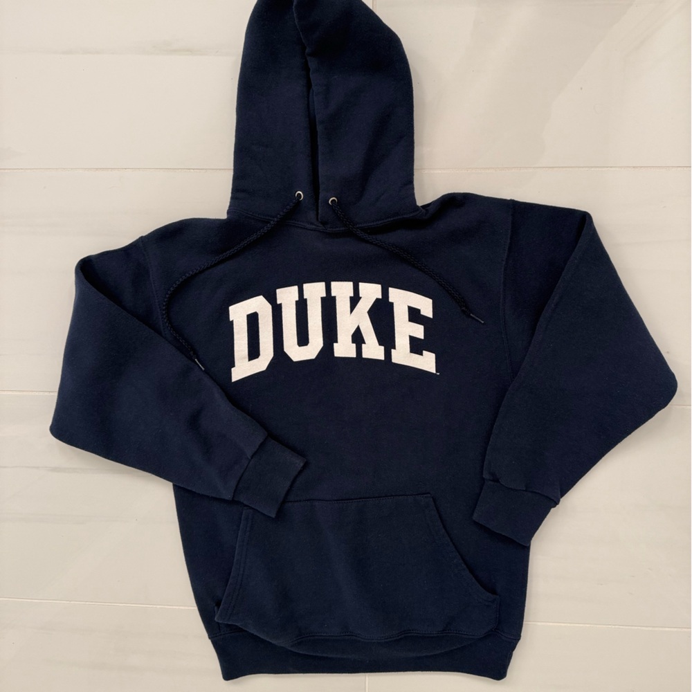 DUKE Navy Blue Hoodie by The Cotton Exchange